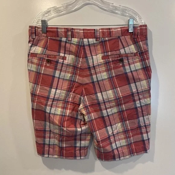 Brooks Brothers Plaid Cotton 10”‎ Shorts Men’s Size 33 (1076) - Picture 5 of 8